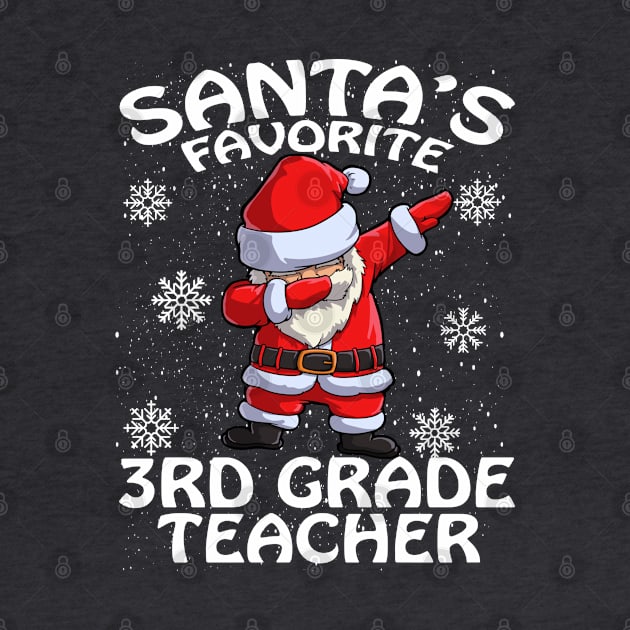 Santas Favorite 3Rd Grade Teacher Christmas by intelus